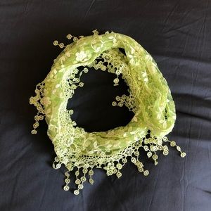 EUC. Lime Green Scarf